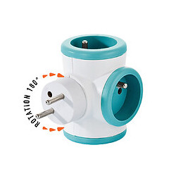 Triplite 3x16a Rotative Turquoise - Watt And Co