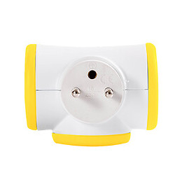 Triplite 3x16a Rotative Jaune - Watt And Co