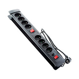 Multiprise 8 Prises 16a + 2 Interrupteurs
