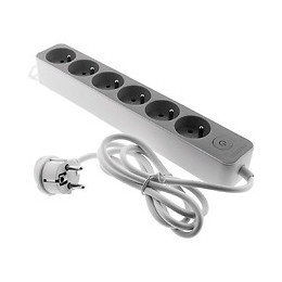 Multiprise 6 Prises 16a +  Interrupteur