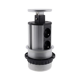 Bloc Cuisine Escamotable Ø100mm 4 Prises - Otio