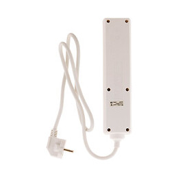 Bloc 4 Prises 16a 2p+t Avec Interrupteur Blanc - Zenitech