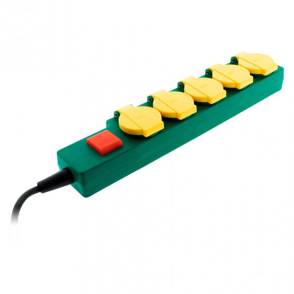 Multiprise Étanche 5 Prises 16a +  Interrupteur