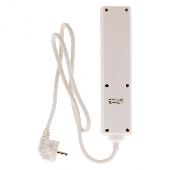 Bloc 4 Prises 16a 2p+t Avec Interrupteur Blanc - Zenitech