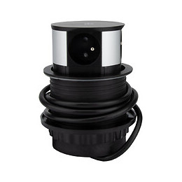 Bloc Multiprise Encastrable 3 Prises 16a + 2x Usb Et Chargeur Induction - Otio