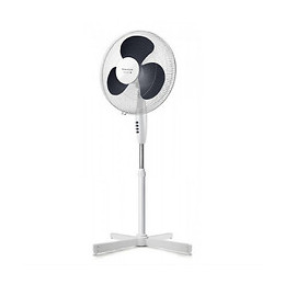 Ventilateur Sur Pied 40cm 40w Blanc - Greco16c