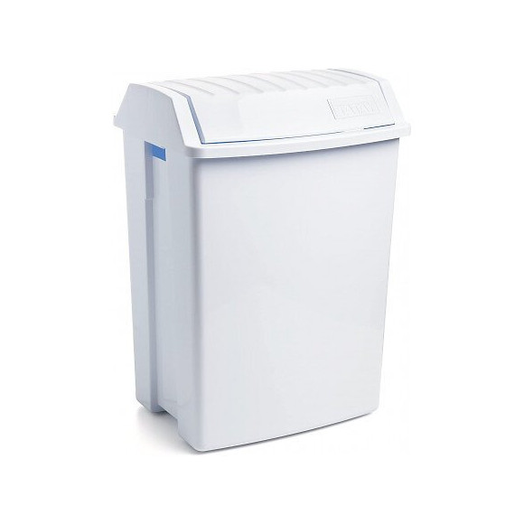 Poubelle Blanche 49l Tatay
