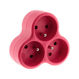 Triplite Triangulaire 3x16a Rose - Zenitech