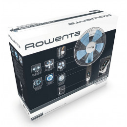 Rowenta Vu5640f0 Ventilateur Sur Pied Turbo Silence - O 40 Cm - 70 Watts - 4 Vitesses - Oscillant - Turbo Boost