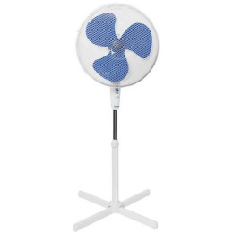 Bestron Ventilateur Sur Pied - Panier 45cm - Blanc - 45w - Debit Dair 58,45m3/min. - Vitesse De Lair 3,13m/sec - Sonore: 56,6 D