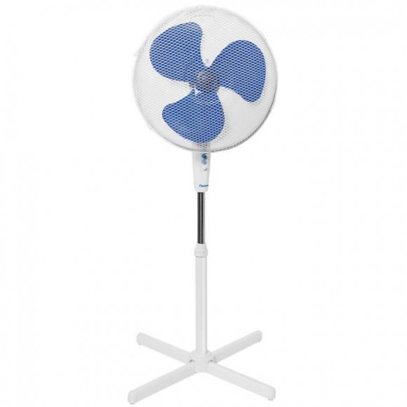 Bestron Ventilateur Sur Pied - Panier 45cm - Blanc - 45w - Debit Dair 58,45m3/min. - Vitesse De Lair 3,13m/sec - Sonore: 56,6 D