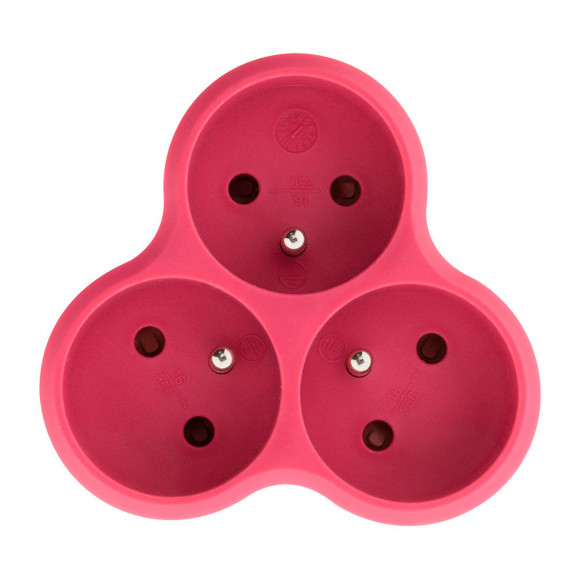Triplite Triangulaire 3x16a Rose - Zenitech