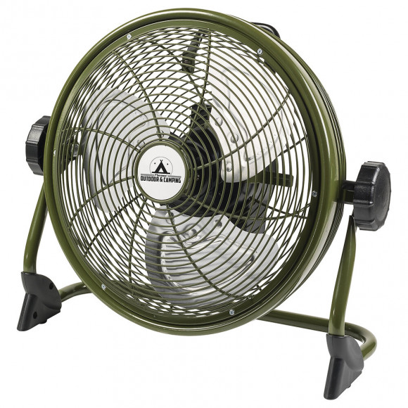 Bestron Brasseur - Panier 35cm - Rechargeable - En Couleur Outdoor Green - Debit Dair 38,42m3/min. - Vitesse De Lair 3,35m/sec