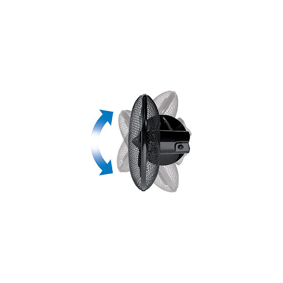 Ventilateur De Table 45w 35cm Noir - Adf30dz