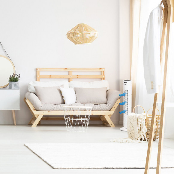 Ventilateur Colonne 35w 3 Vitesses Blanc - Aft770wrc