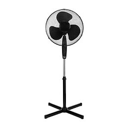 Ventilateur Sur Pied 3 Vitesses 40cm 45w Noir - Ve5894
