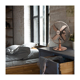 Ventilateur De Table 35cm 35w 3 Vitesses Cuivre - Dft35co