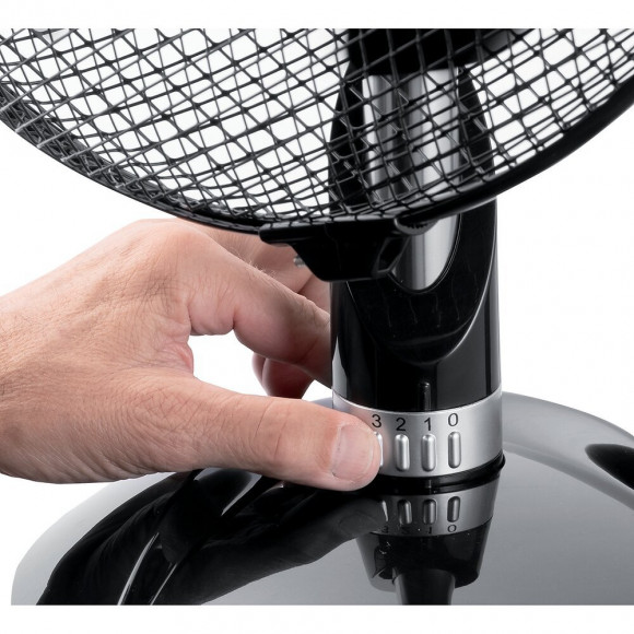 Ventilateur De Table 45w 35cm Noir - Adf30dz