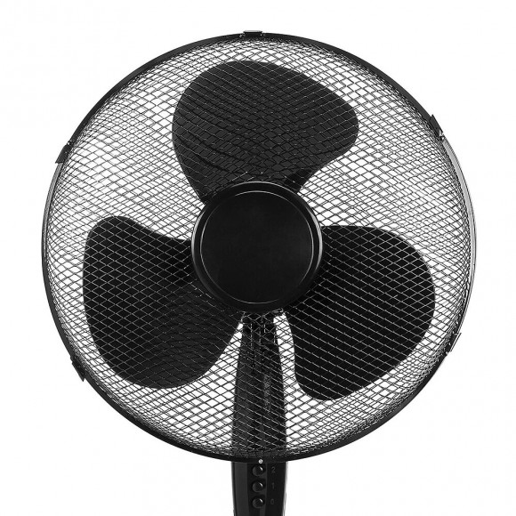 Ventilateur Sur Pied 3 Vitesses 40cm 45w Noir - Ve5894
