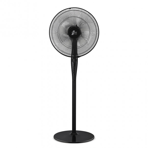 Ventilateur Sur Pied 40cm 48w Noir - Vlp.black-one