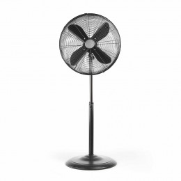 Ventilateur Sur Pied 45cm 60w 3 Vitesses Noir - Dom270n