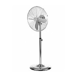 Ventilateur Sur Pied 45cm 60w Argent - Dom270