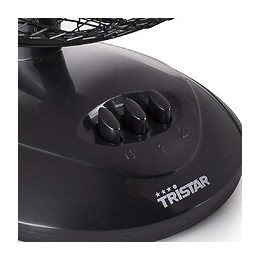 Ventilateur De Table 23cm 30w Noir - Ve-5924