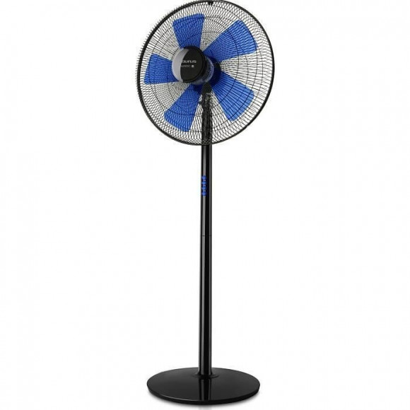 Taurus Ventilateur Sur Pied Boreal 16 C Elegance - O 40 Cm - Noir Et Bleu