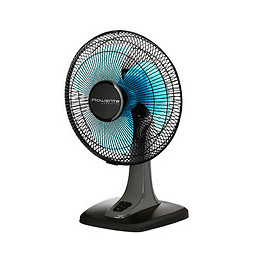 Ventilateur De Table 25cm 28w Noir/bleu - Vu2110f0
