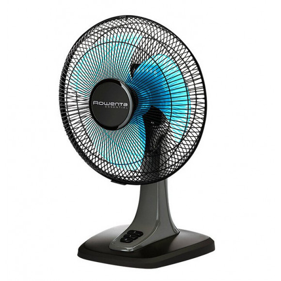 Ventilateur De Table 25cm 28w Noir/bleu - Vu2110f0