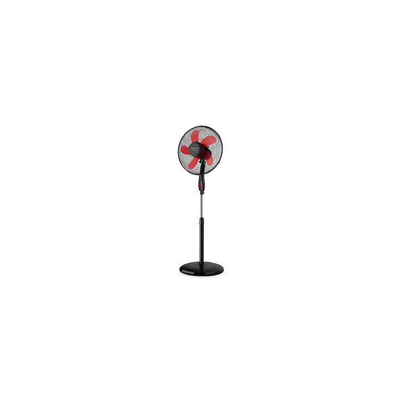 Ventilateur Sur Pied 3 Vitesses 40cm 41w Noir Et Rouge - Ponent 16c Elegance Cr