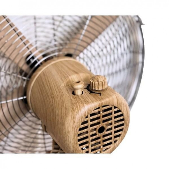 Ventilateur Sur Pied 40cm De Diamètre, Design Tendance Bois, Structure  Ewt - Woodairs