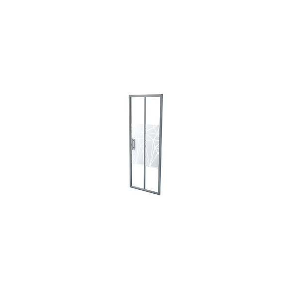 Façade Ekla - Façade Pliante 70x185x0,6cm - Verre Trempé - Finitions Sérigraphié