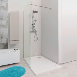 Paroi Italienne - Paroi 100x200x0,8cm - Verre Trempé - Transparent