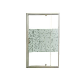 Façade Ekla - Façade Pivotante 90x185x0,6cm - Verre Trempé Finition Sérigraphié