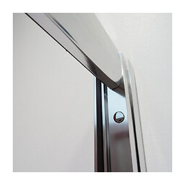 Façade Ekla - Façade Pliante 90x185x0,6cm - Verre Trempé - Finitions Chromé