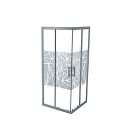 Façade Ekla - Façades D'angle 80x185x0,6cm - Verre Trempé Finition Sérigraphié