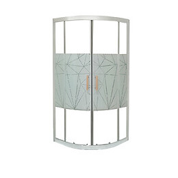 Façade Ekla - Façade Piv. 1/4 C 90x185x0,6cm - Verre Trempé Finition Sérigraphié