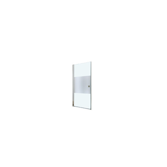 Façade Frisco - Portes Pivotantes 80x194,5cm - Verre Trempé G - Finitions Chromé