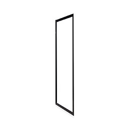 Façade Napa - Retour Fixe 80x195x0,6cm - Verre Trempé - Finitions Noir