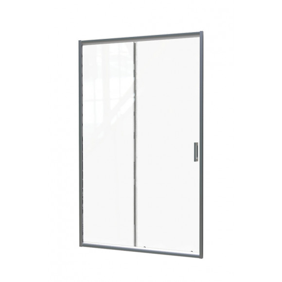 Façade Napa - Façade Coulissante 120x195x0,6cm - Verre Trempé - Finitions Chromé