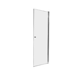 Façade Frisco - Portes Pivotantes 120x194cm - Verre Trempé T - Finitions Chromé