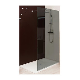 Paroi Italienne - Paroi 120x200x0,8cm - Verre Trempé - Sérigraphie Fumée