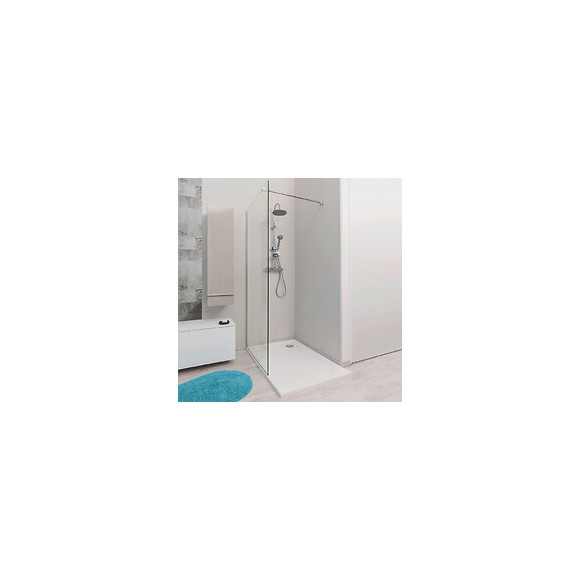 Paroi Italienne - Paroi 90x200x0,8cm - Verre Trempé - Transparent