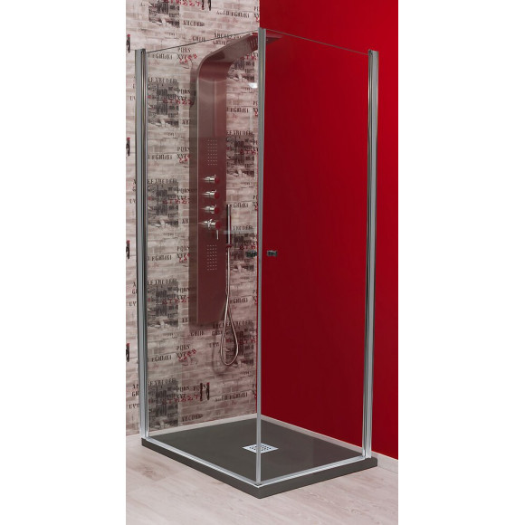 Façade Frisco - Façades D'angle 90x194,5cm - Verre Trempé T - Finitions Chromé