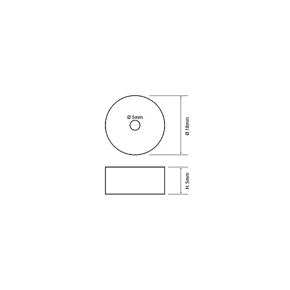 3 Clapets Percés 18x5