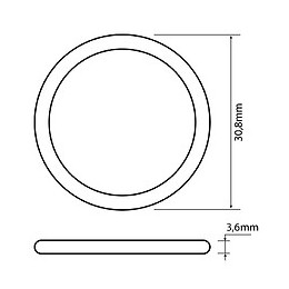 Lot De 2 Joints Torique N°23