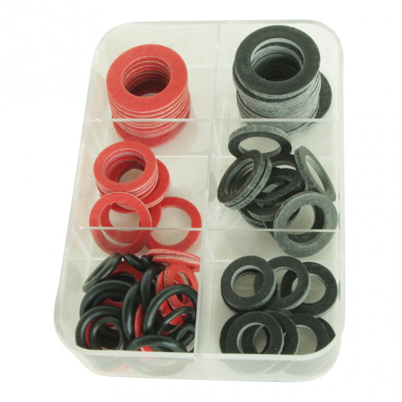 Coffret De 76 Joints -  Joints Torique - Joints Fibre - Joints Caoutchouc