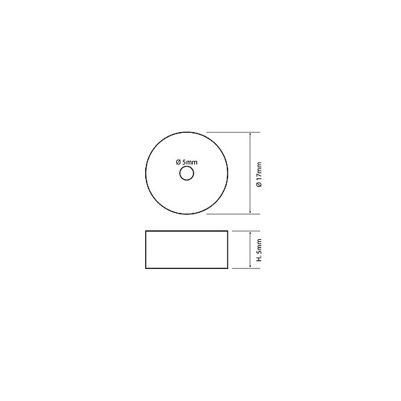 3 Clapets Percés 17x5