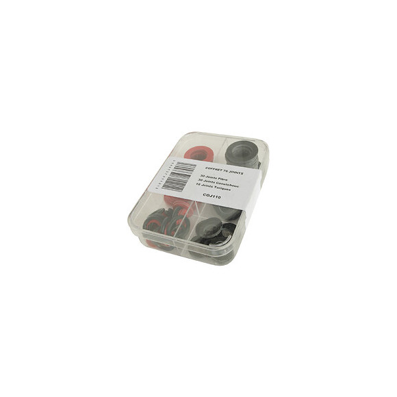 Coffret De 76 Joints -  Joints Torique - Joints Fibre - Joints Caoutchouc